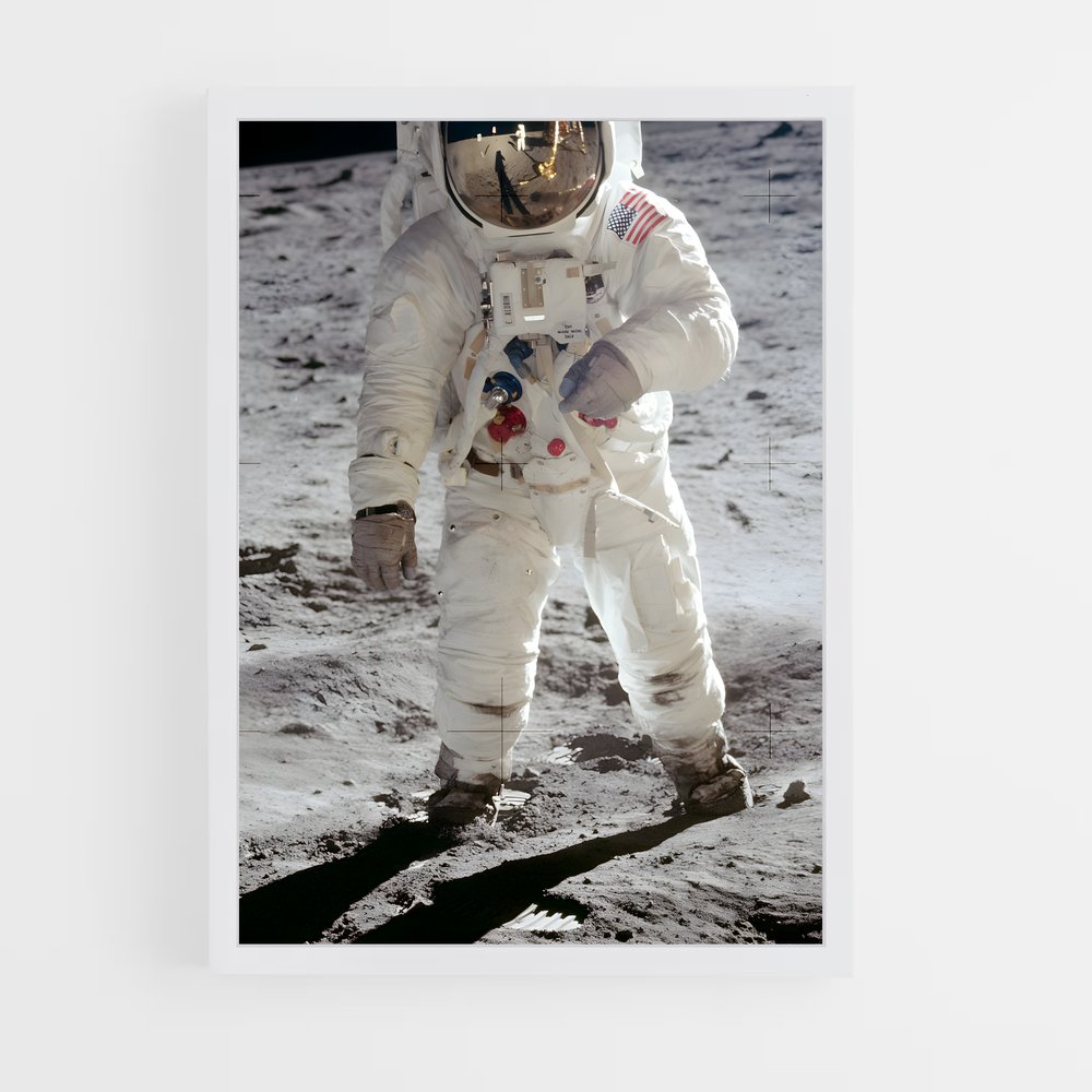 Poster Pas de Gravité – affiche Missions spatiales (vue 3)